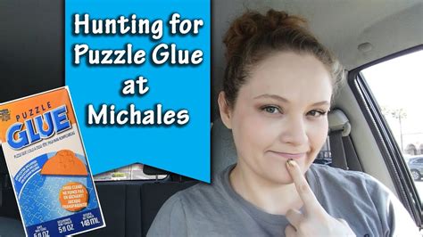 Hunting For Puzzle Glue At Michaels Youtube