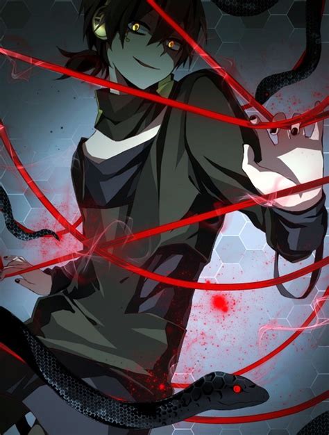Online Crop Black Haired Male Anime Character Kagerou Project Kano