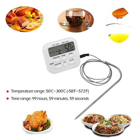 Buy Vktech Digital Electronic Food Meat Thermometer Bbq Grill