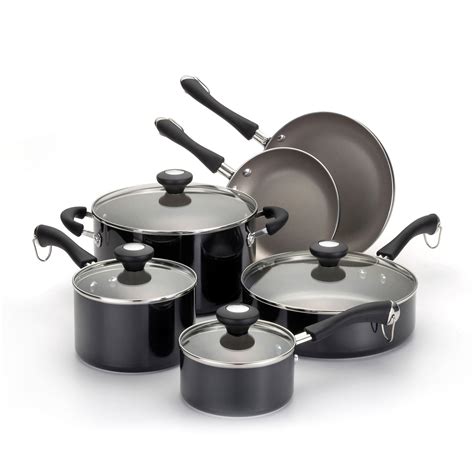 Cookware handles systems determine the experience you will get during the time of cooking. Paula Deen Charcoal Traditional Porcelain Nonstick 10 ...