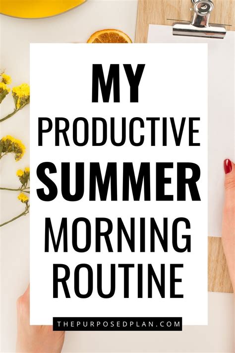 My Productive Summer Morning Routine In 2020 College Morning Routine