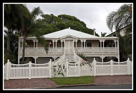 The Beautiful Detailing On This Verandah Is Typical Of The Queenslander