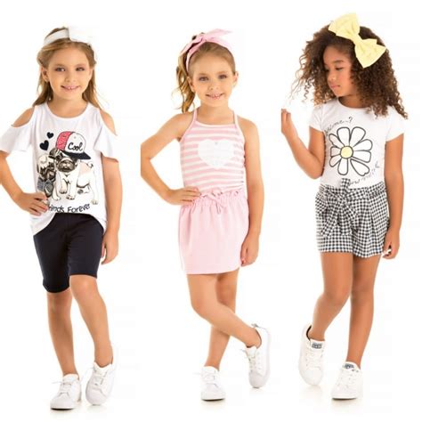 Kit Lote 5 Conjuntos Infantil Menina Roupa Verão Atacado Mercado Livre