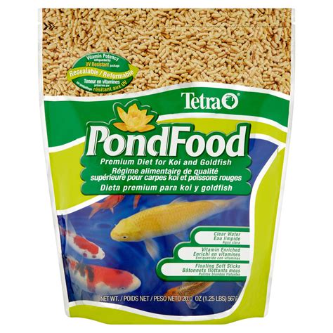Tetra Pond Fish Food Premium Diet For Koi And Goldfish 125 Lbs