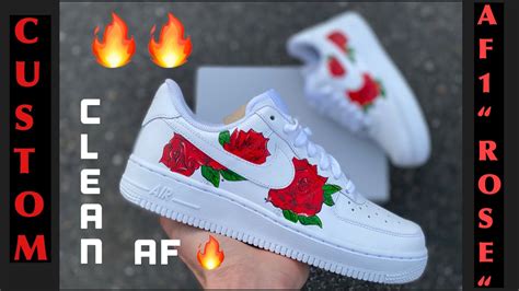 The joker nike air force 1 custom trainers customised shoes dark knight batman. AIR FORCE 1 CUSTOM: (SPECIAL CUSTOMER 🥺👌🏻🤩) ROSE DESIGN ...