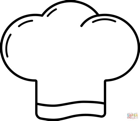 Chef Hat Coloring Page