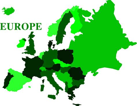 Europe Continent Clip Art