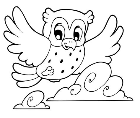 Owl Coloring Pages Coloringlib