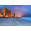 Panama City Beach Florida Skyline At Dusk Photograph By Gregory Ballos