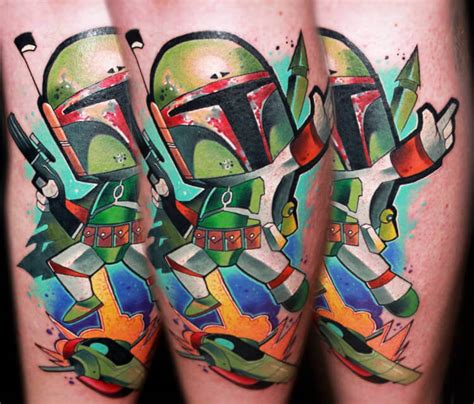 Boba Fett From Star Wars Tattoo By Lehel Nyeste No 1044