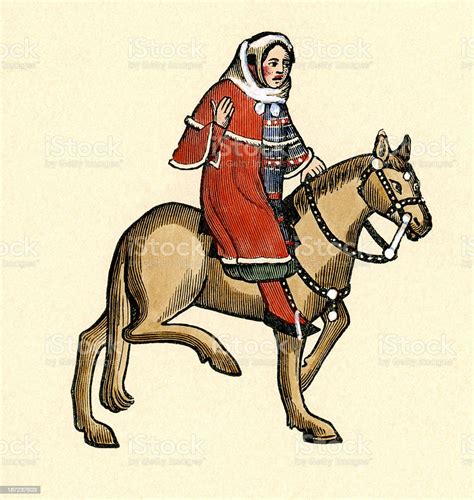 Canterbury Tales The Sergeantatlaw Stock Illustration Download Image