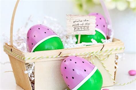 Watermelon Easter Eggs Damask Love