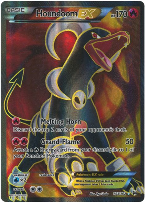 Houndoom is a dark & fire pokémon which evolves from houndour. Houndoom EX - XY BREAKthrough #153 Pokemon Card