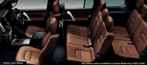 New Toyota Land Cruiser 200 Interior Colors Full Variation Of Seat