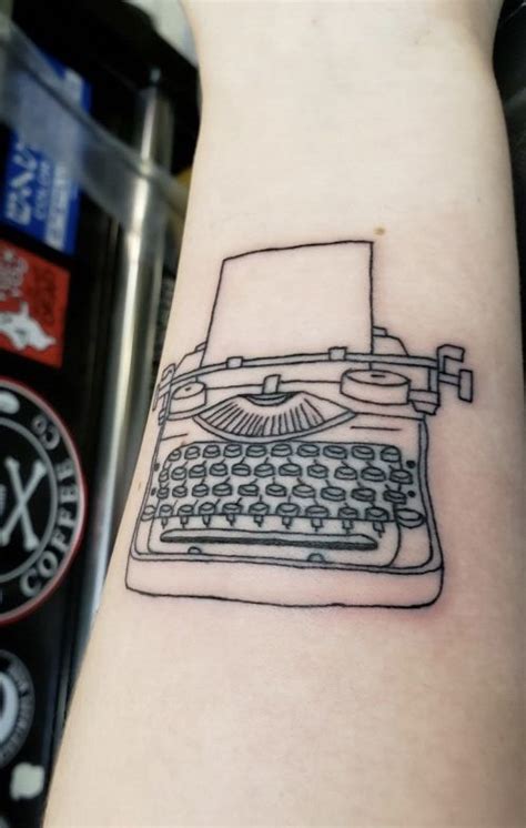 Typewriter Tattoo Typewriter Tattoo Writer Tattoo Inspirational Tattoos