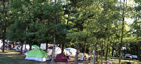 Tent Site Camping Kentucky Lakes Prizer Point Koa