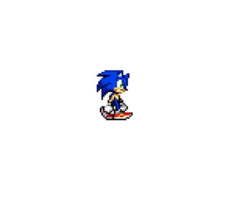 Pixilart Sonic Walk Sprite By Atobin0002