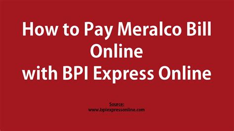 When paying in installments, can i divide my total bill to 4. How to Pay Meralco Bill Online with BPI Express Online - YouTube