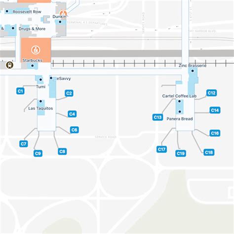 Phoenix Sky Harbor Airport Map Phx Terminal Guide