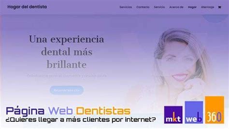 Diseño Página Web Dentistas Clínicas Dentales Mkt Web 360