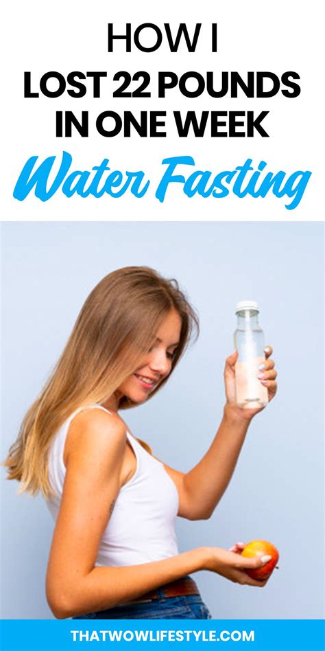 My Water Fasting Results How I Lost 22 Pounds In 7 Days Water Fast