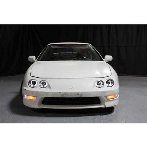 Hid xenon + 1998-2001 acura integra angel eye halo projector headlights