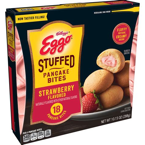 Kelloggs Eggo Stuffed Pancake Bites Strawberry Flavored Smartlabel