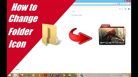 How To Change Folder Icon In Windows 7 2016 Youtube