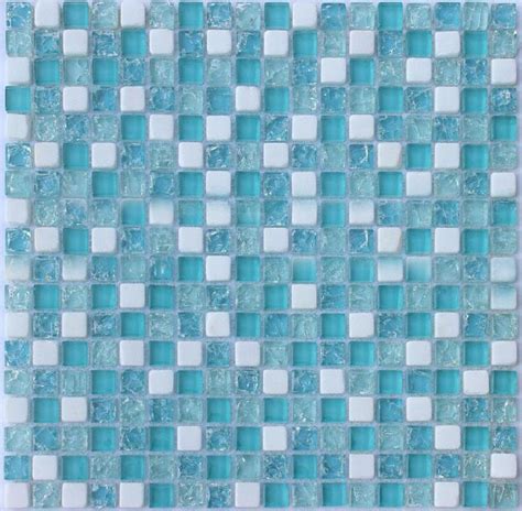 Wholesale Cream Stone With Crackle Crystal Mosaic Tile Sheet Square Bl