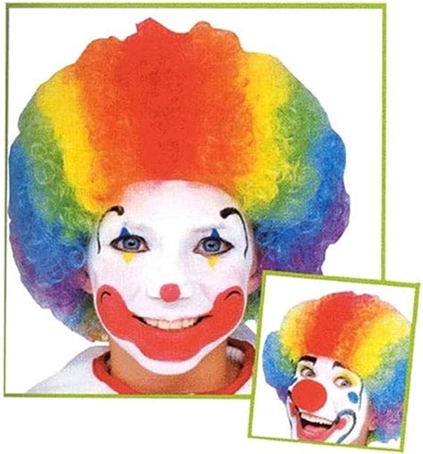 Multi Color Clown Wig Clothing
