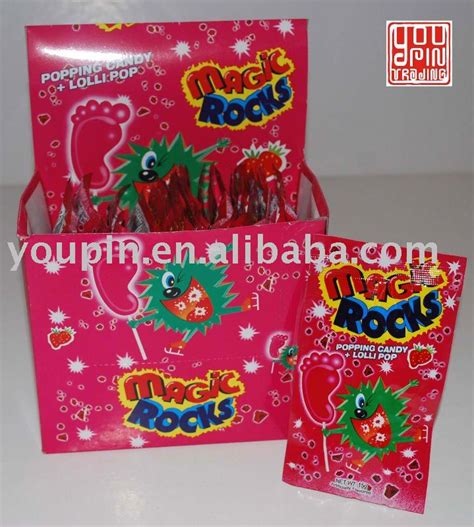 Magic Rocks Popping Candy With Lollipop Productschina