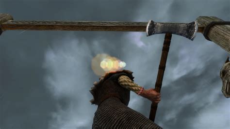 Nordic Steel Battleaxe At Skyrim Special Edition Nexus Mods And Community