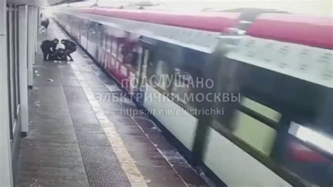 Horrfying Moment Teen Falls In Front Of Train And Is Dragged Along Track But Survives World