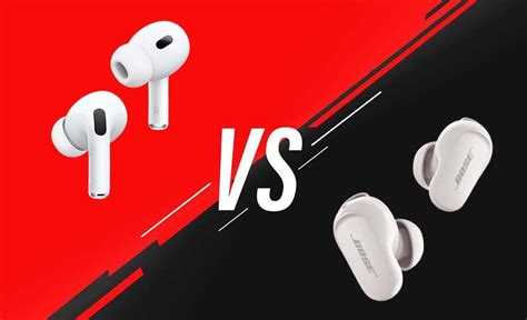 Bose QuietComfort Earbuds II و Apple AirPods Pro مقایسه