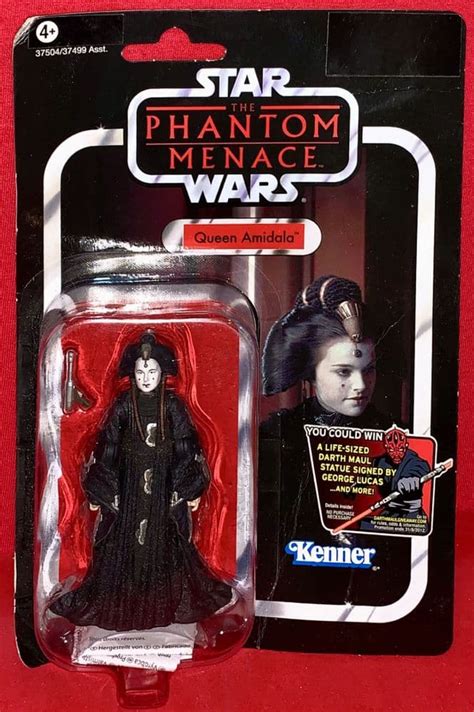 Star Wars The Vintage Collection Vc84 The Phantom Menace Queen Amidala Sealed On Card