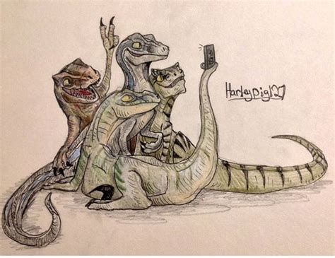 Raptor Squad Selfie Jurassic World Dinosaurs Jurassic Park World