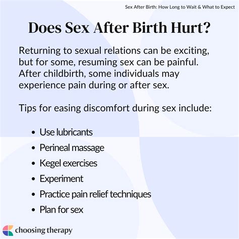 How Long After Giving Birth Before You Can Have Sex