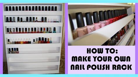 Diy nail polish rack supplies. How To: Build Your Own Nail Polish Rack - YouTube