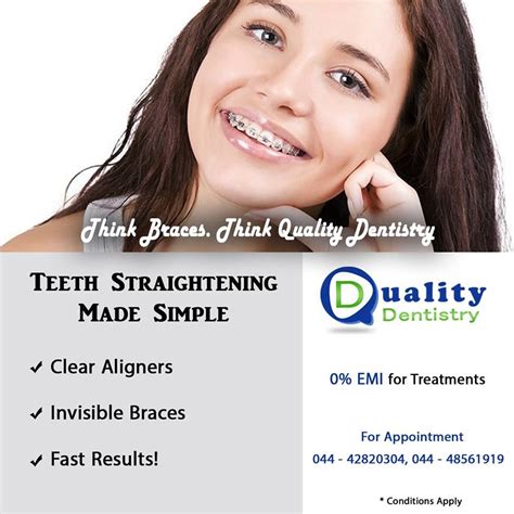 Think Braces Think Quality Dentistry Teeth Straightening Made Simple