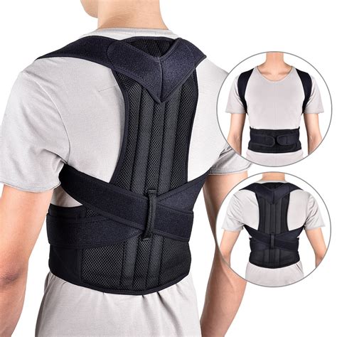 Full Back Corrector Support Shoulder Brace Adjustable Adult Spine
