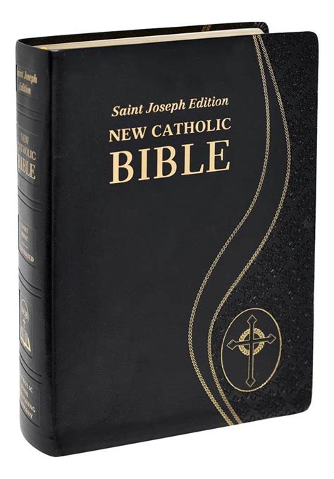 Saint Joseph New Catholic Bible Giant Print Black