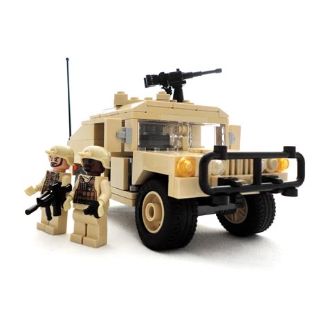 Military Humvee And Soldier Minifigures Lego Compatible Army Set Other