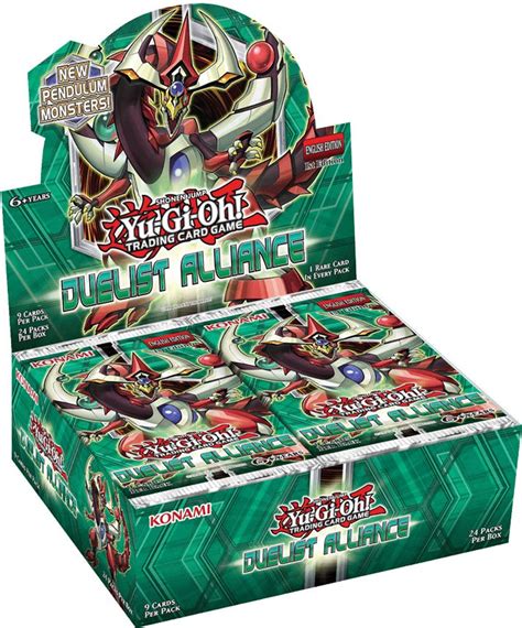 Yugioh Trading Card Game Duelist Alliance Booster Box 24 Packs Konami Toywiz