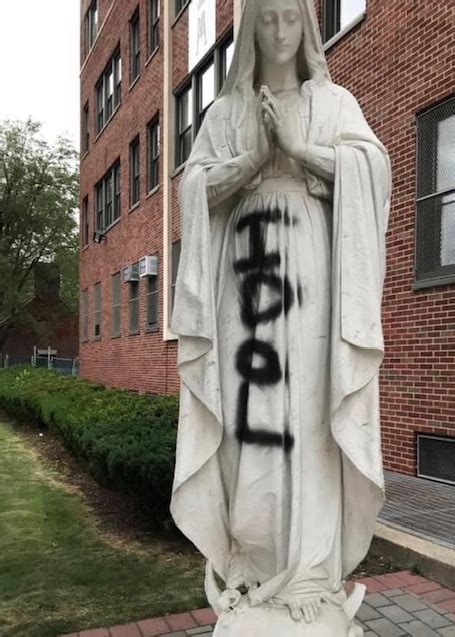 Wave Of Church Vandalism Strikes East Tennessee East Tennessee Catholic