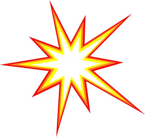 Starburst Explosion Comic Vector PNG Transparent SVG OnlyGFX Com