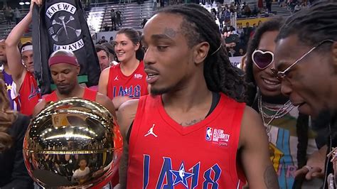 Quavo Takes Home The Nba Celebrity All Star Game Mvp Hardwood And