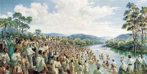 Baptism Acts 241 42 John Phillip 1850 Day Of Pentecost Pentecost