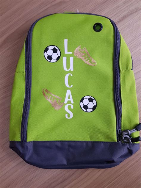 Personalised Football Boot Bag For Both Childrens And Adults Ladybug