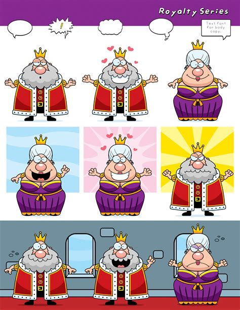 Cartoon Royalty Series Illustrator Graphics ~ Creative Market