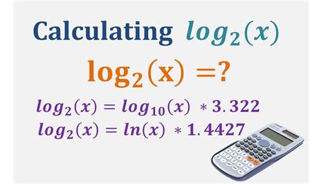 How To Calculate Log Base 2 From Log Base 10 And Log Base E Using